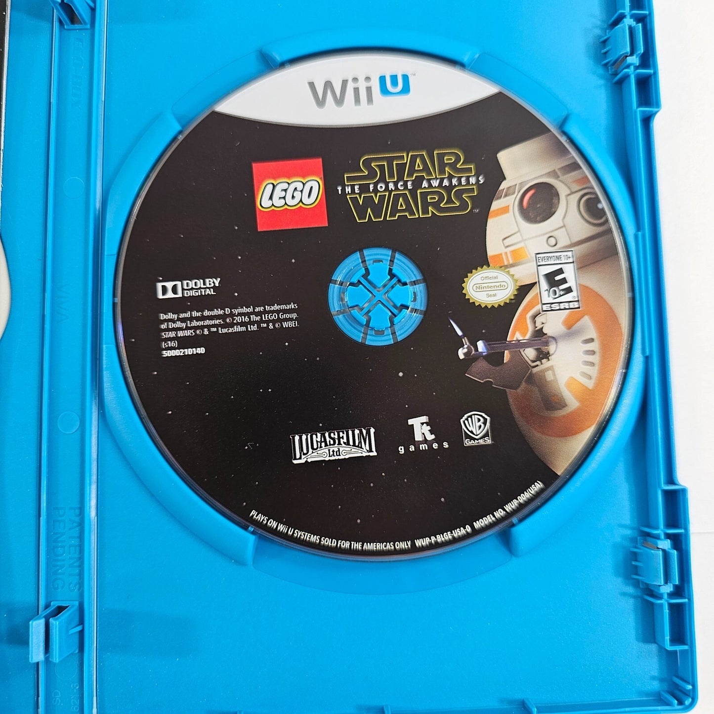 LEGO Star Wars The Force Awakens (Nintendo Wii U,  2016) Game Case Manual