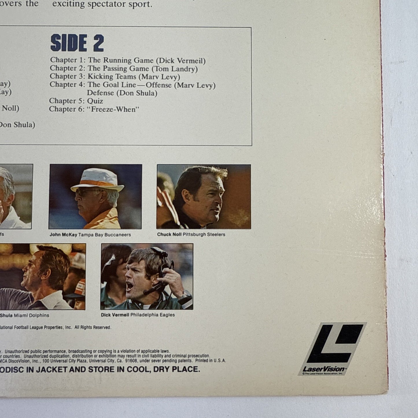 How to Watch Pro Football (Laserdisc, 1980) Tested and Working