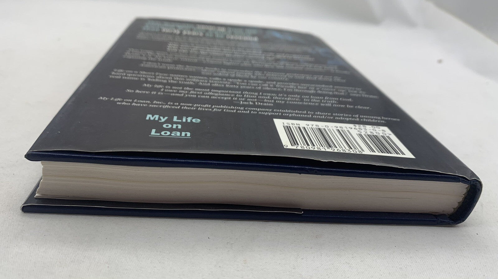 Life On A Short Fuse By Lt. Colonel Jack L. Drain 1st Edition Hardcover, Signed