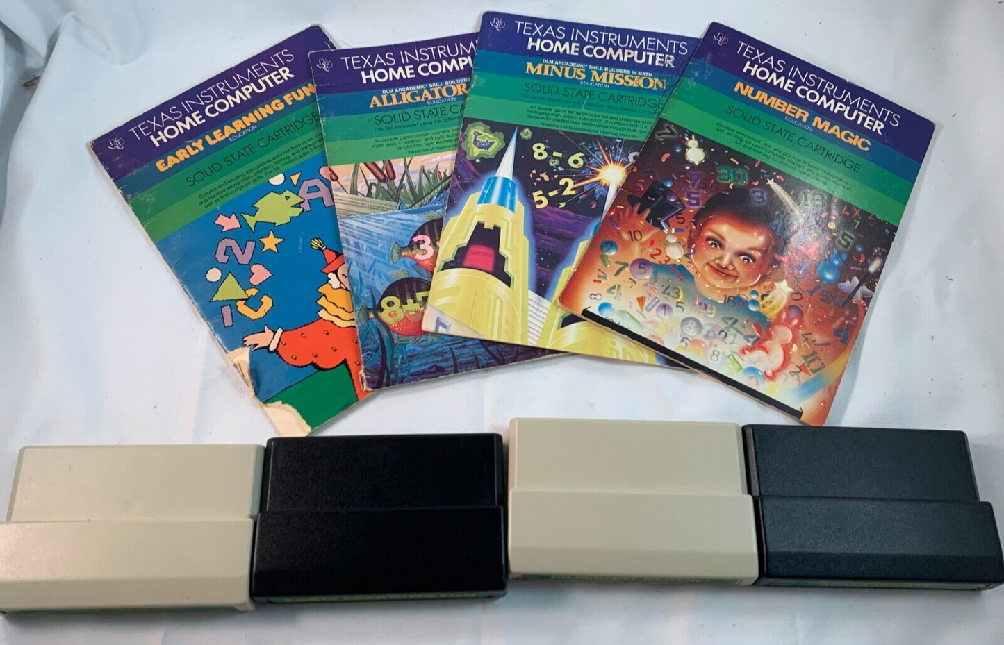 Minus Mission (TI-99 Game Bundle) Alligator Mix/Number Magic/Early Learning Fun