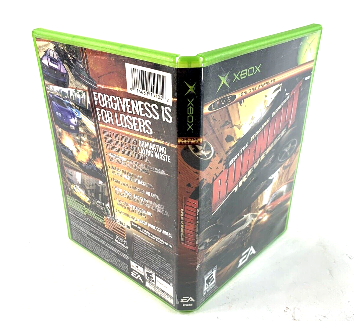 Burnout Revenge (Microsoft Xbox, 2005) Game Case Manual - Complete