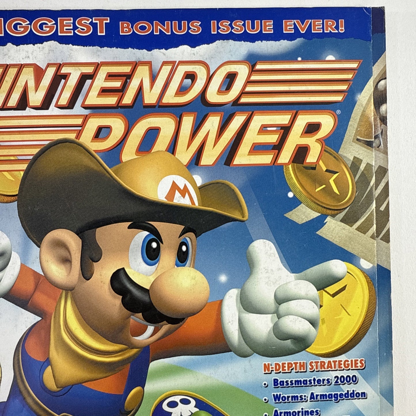 Nintendo Power Magazine Jan. 2000 Vol. 128 Mario Party 2 w/Poster & Comic