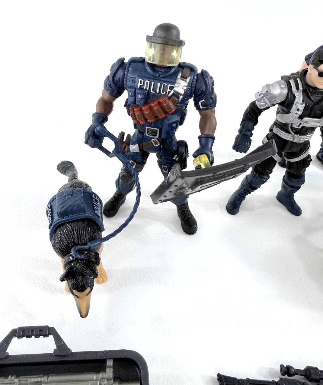 Chap Mei 3.75” Police Force/Soldier Force Action Figures With Accessories