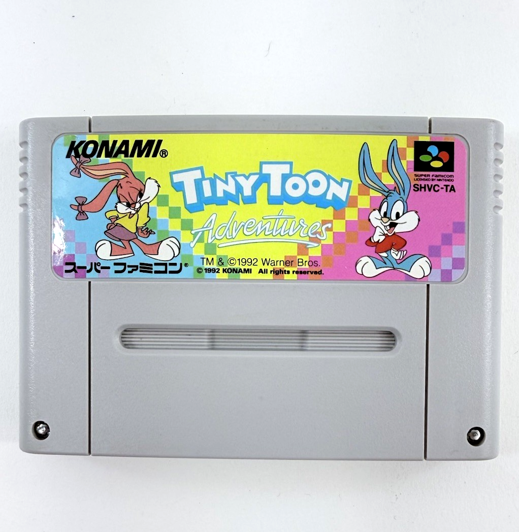 Tiny Toon Adventures (Super Famicom, 1992) Game Cartridge - Tested