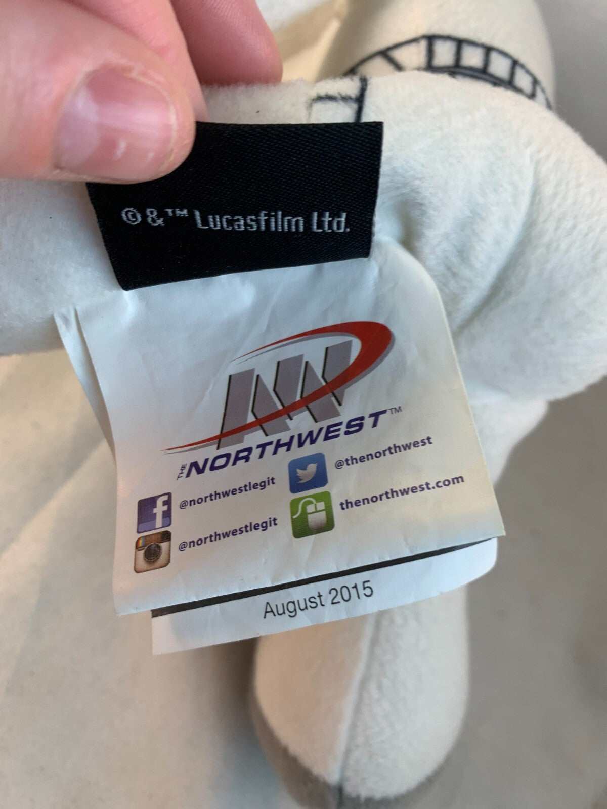 2015 STAR WARS 13" Plush Stormtrooper  Northwest