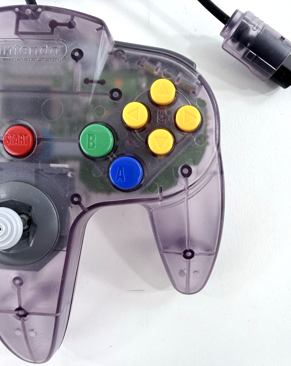 Nintendo 64 NUS-005 Funtastic Atomic Purple Controller - Tested and Working