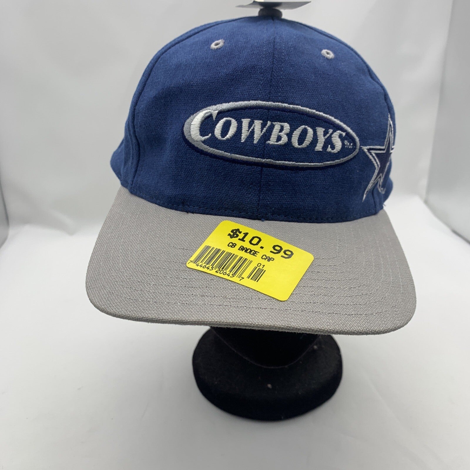 Vintage 1990s Dallas Cowboys NFL Team Rare Script Star EastPort Strapback Hat