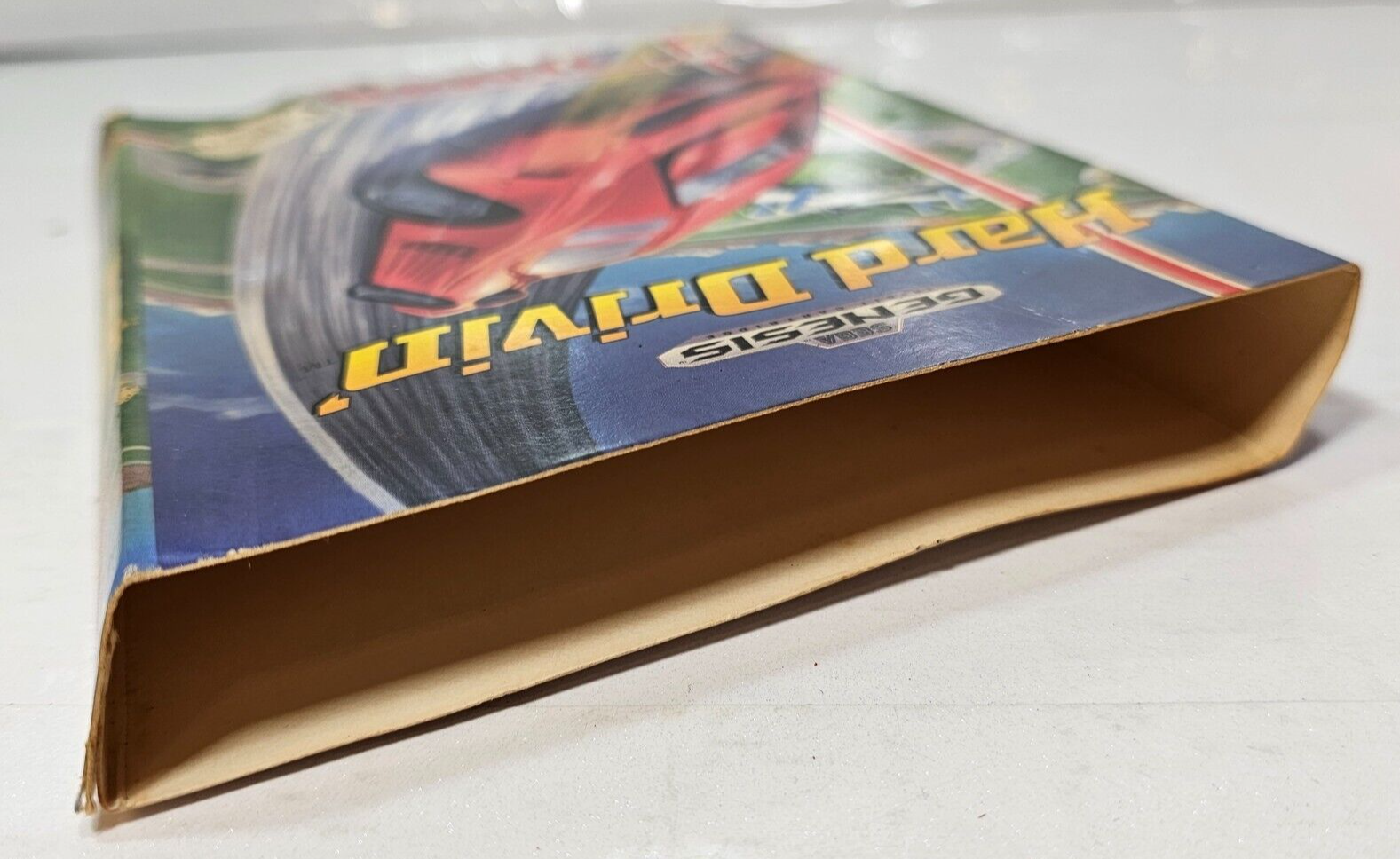 Hard Drivin' (Sega Genesis, 1991) - Game Case Manual Registration Card - Tested