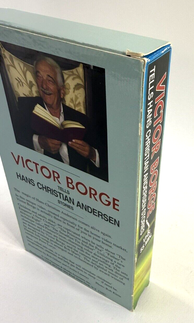 Victor Borge Tells Hans Christian Andersen Stories (VHS, 1992) Tested & Working
