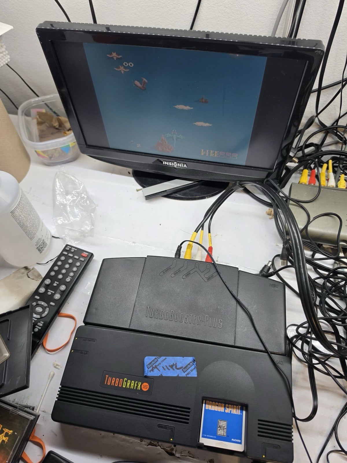Dragon Spirit (TurboGrafx-16, 1989) Game, Case, and Manual - Tested and Working