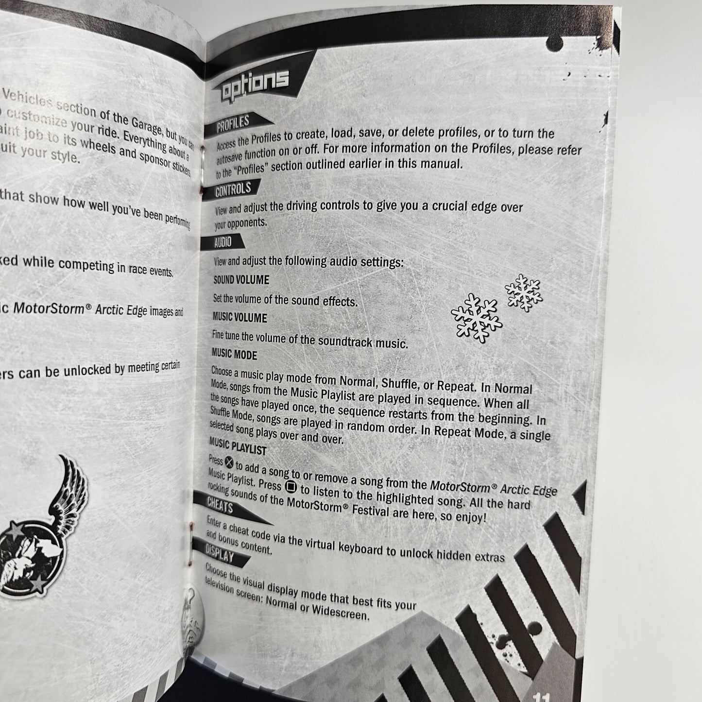 MotorStorm: Arctic Edge (Sony PlayStation 2, 2009) Game Case Manual - Tested