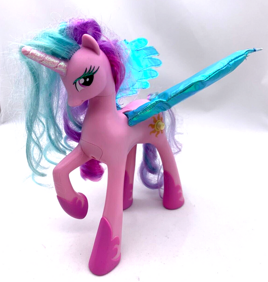 My Little Pony Friendship is Magic Princess Celestia Pink Lights Sounds Talking
