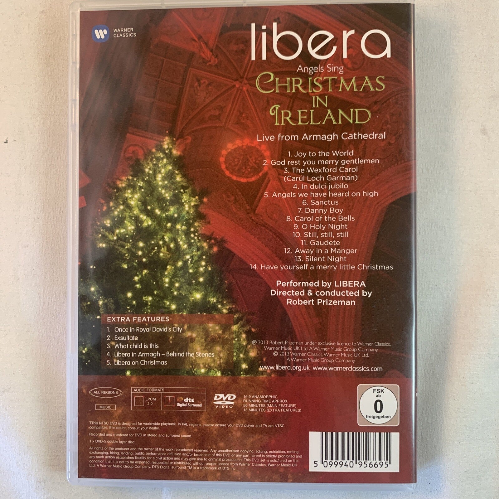 Libera: Angels Sing - Christmas in Ireland (DVD, 2013) All Region - Tested