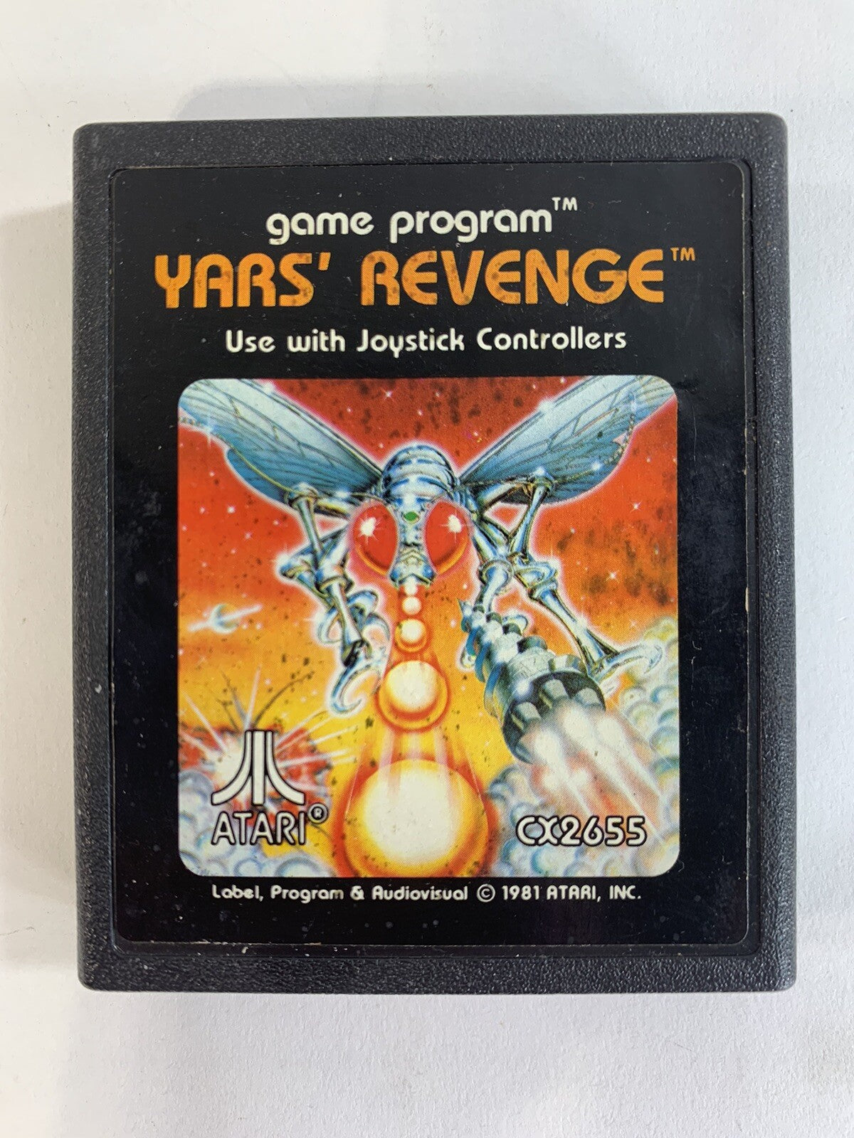 Yars' Revenge (Atari 2600, 1981) Authentic Game Cartridge - Tested