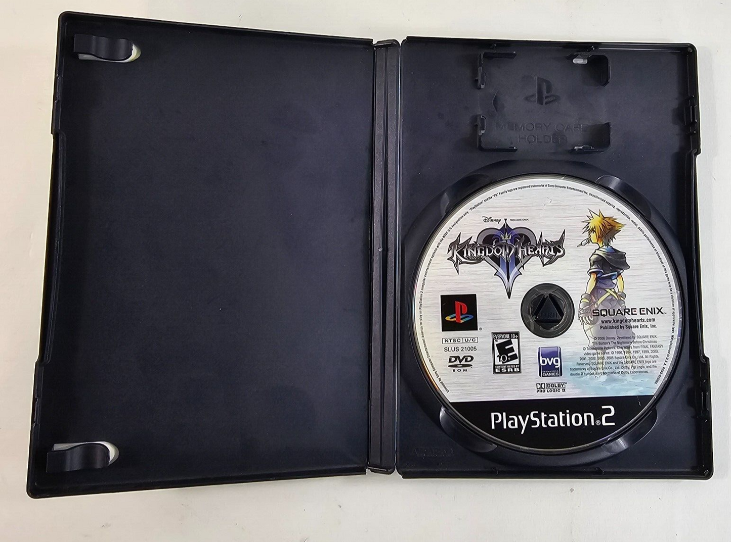Kingdom Hearts II (PlayStation 2, 2006) Game and Case - Tested