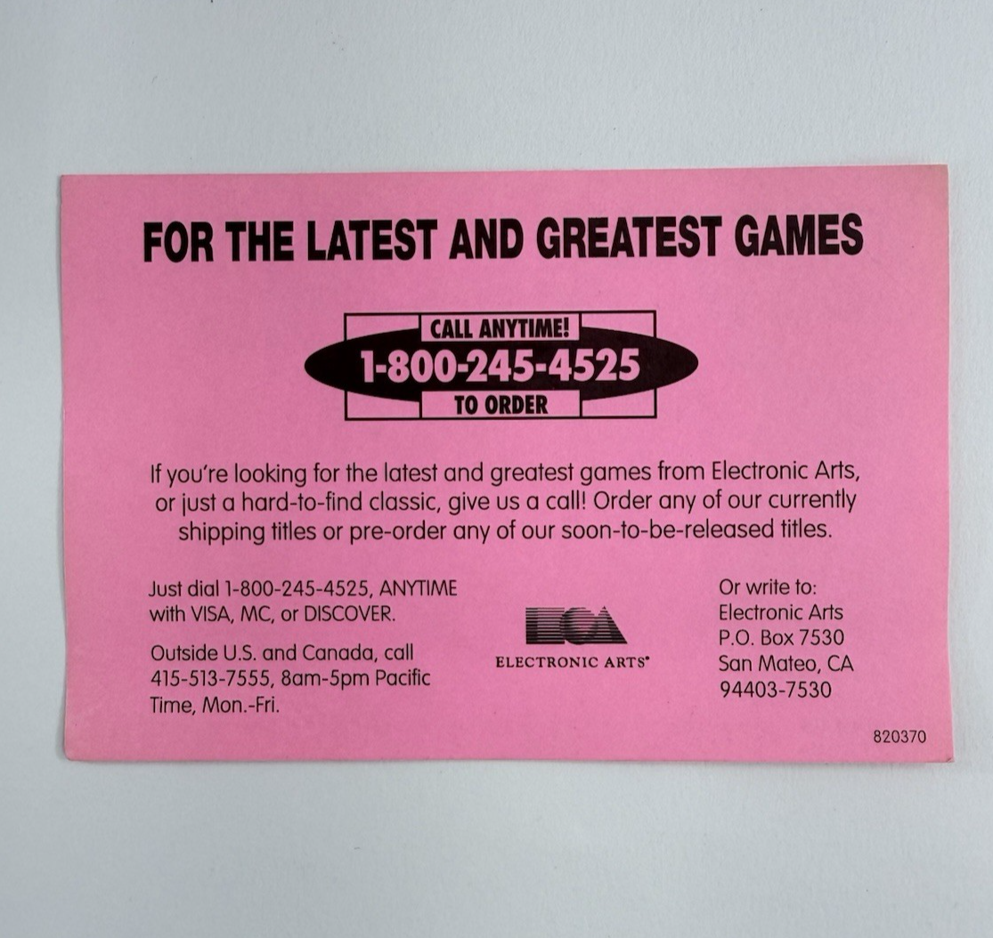 Jungle Strike (Sega Genesis, 1993) Game, Case, Manual, Insert - Tested