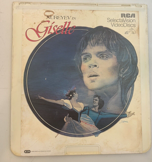 CED VideoDisc Nureyev in Giselle (1979) RCA SelectaVision Tested Working