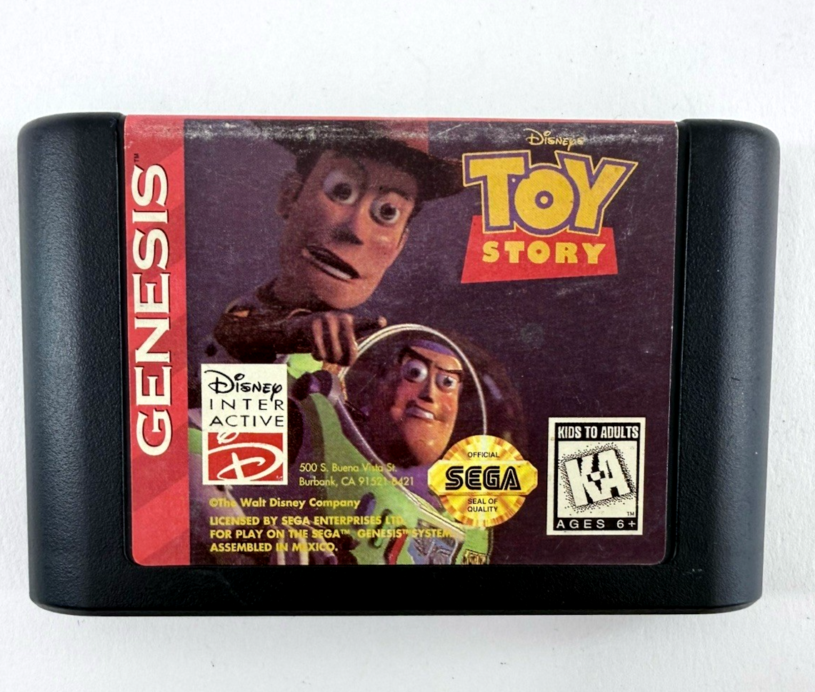 Disney's Toy Story (Sega Genesis, 1995) Game Cartridge - Tested and Working