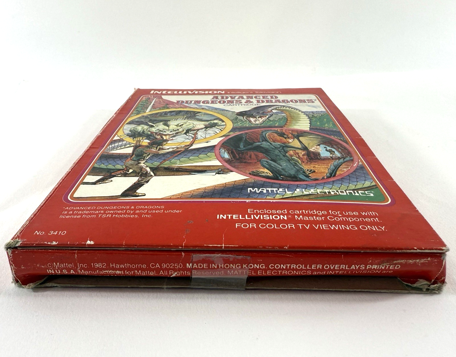 Advanced Dungeons & Dragons (Intellivision, 1982) Game, Box, Manual - Tested