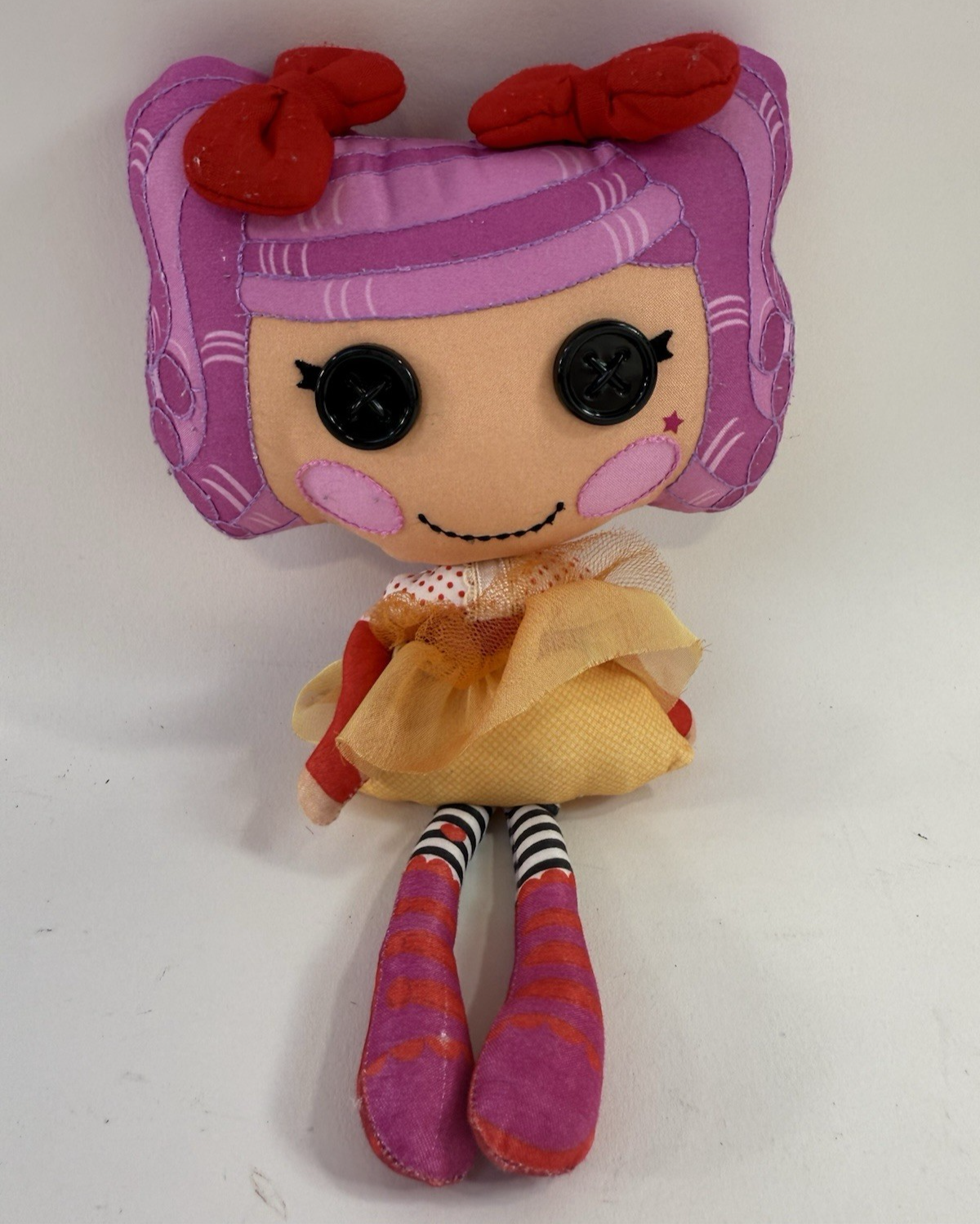 MGA LaLaLoopsy 10” Peanut Big Top Rag Doll Plush