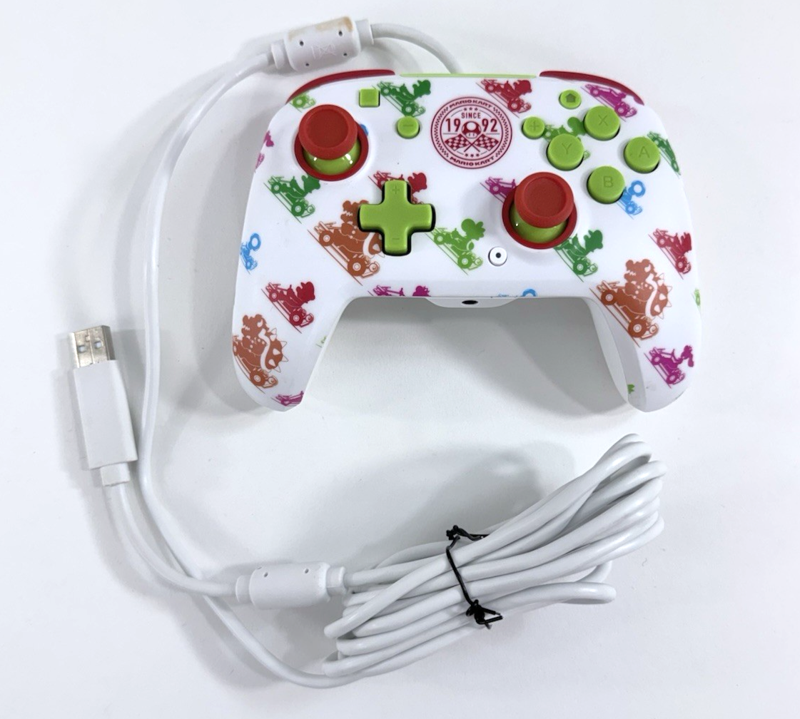 PDP REMATCH Mario Kart Wired Deluxe Controller For Nintendo Switch - Tested