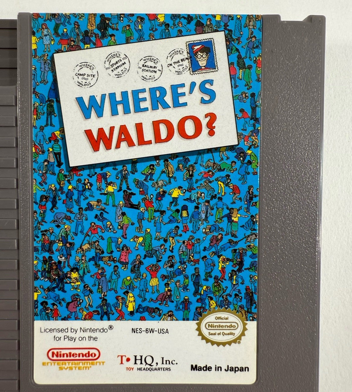 Where's Waldo? (Nintendo Entertainment System, 1991) Game Cartridge - Tested