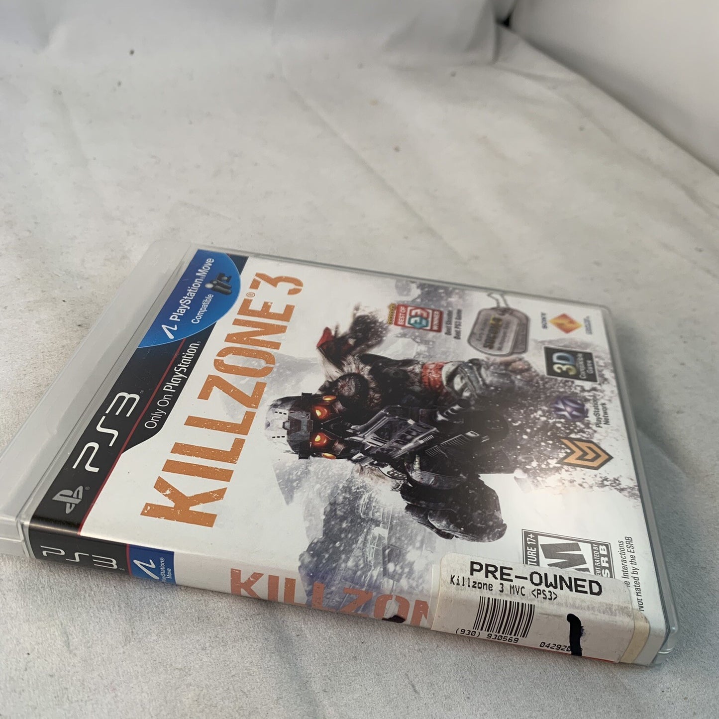 KillZone 3 (PlayStation 3, 2011) Game Case Manual Insert