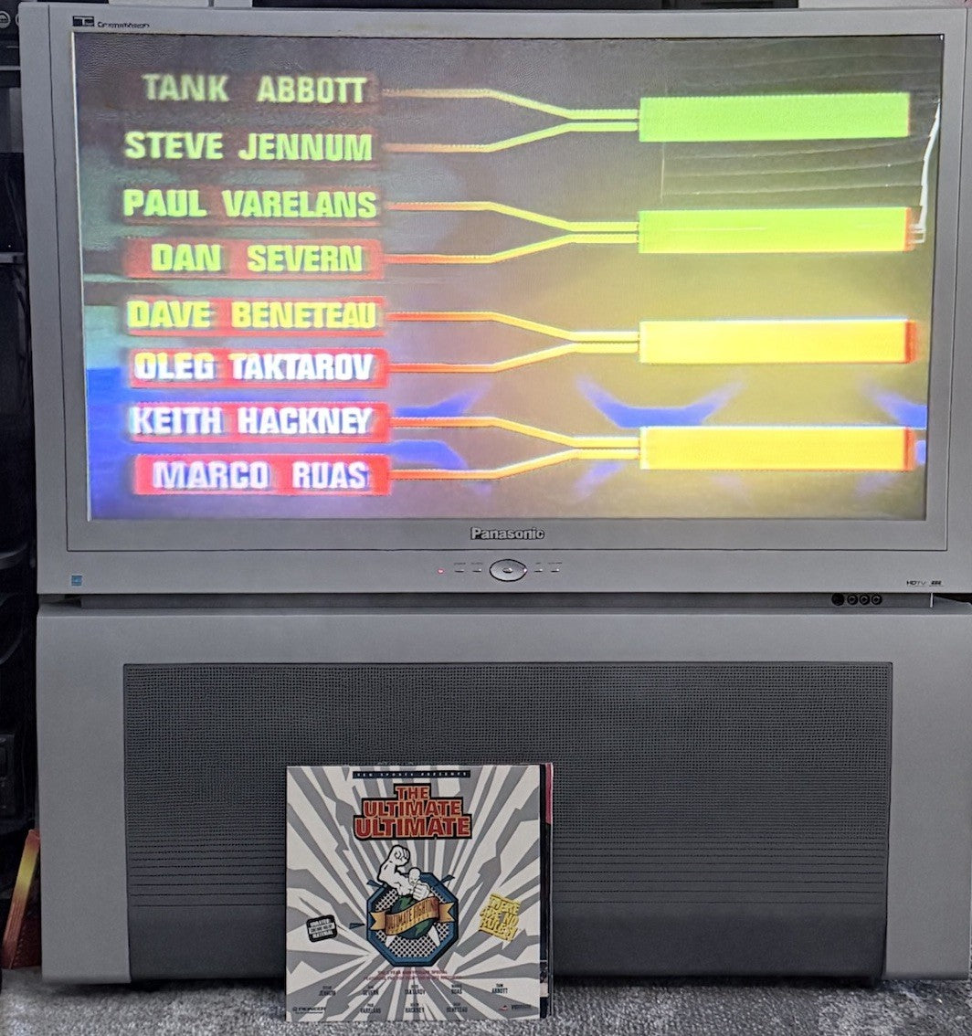 UFC's The Ultimate Ultimate (Laserdisc, 1996) Extended Play - Tested and Working