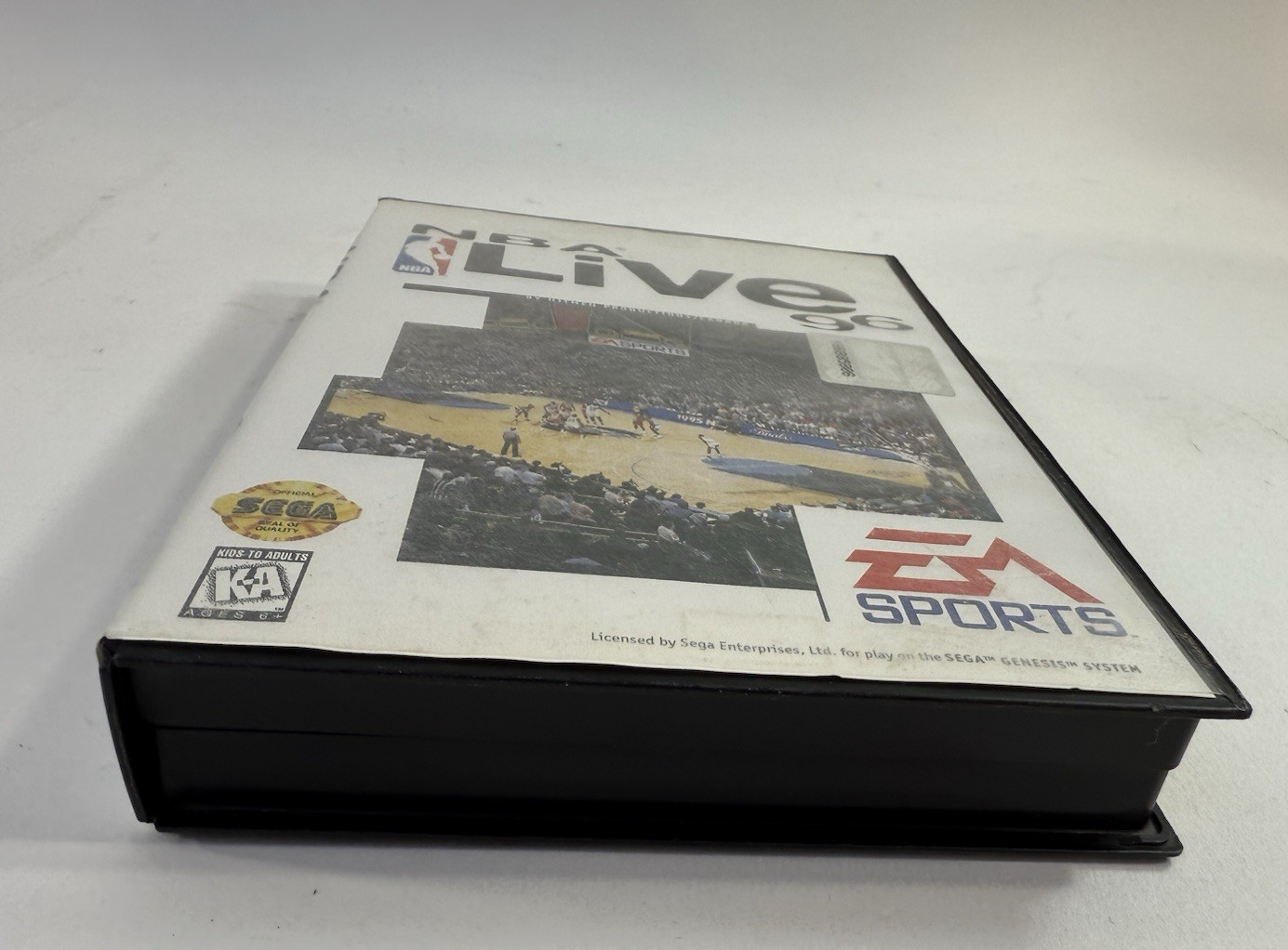NBA Live 96 (Sega Genesis, 1995) Game Case Manual Inserts Registration - Tested