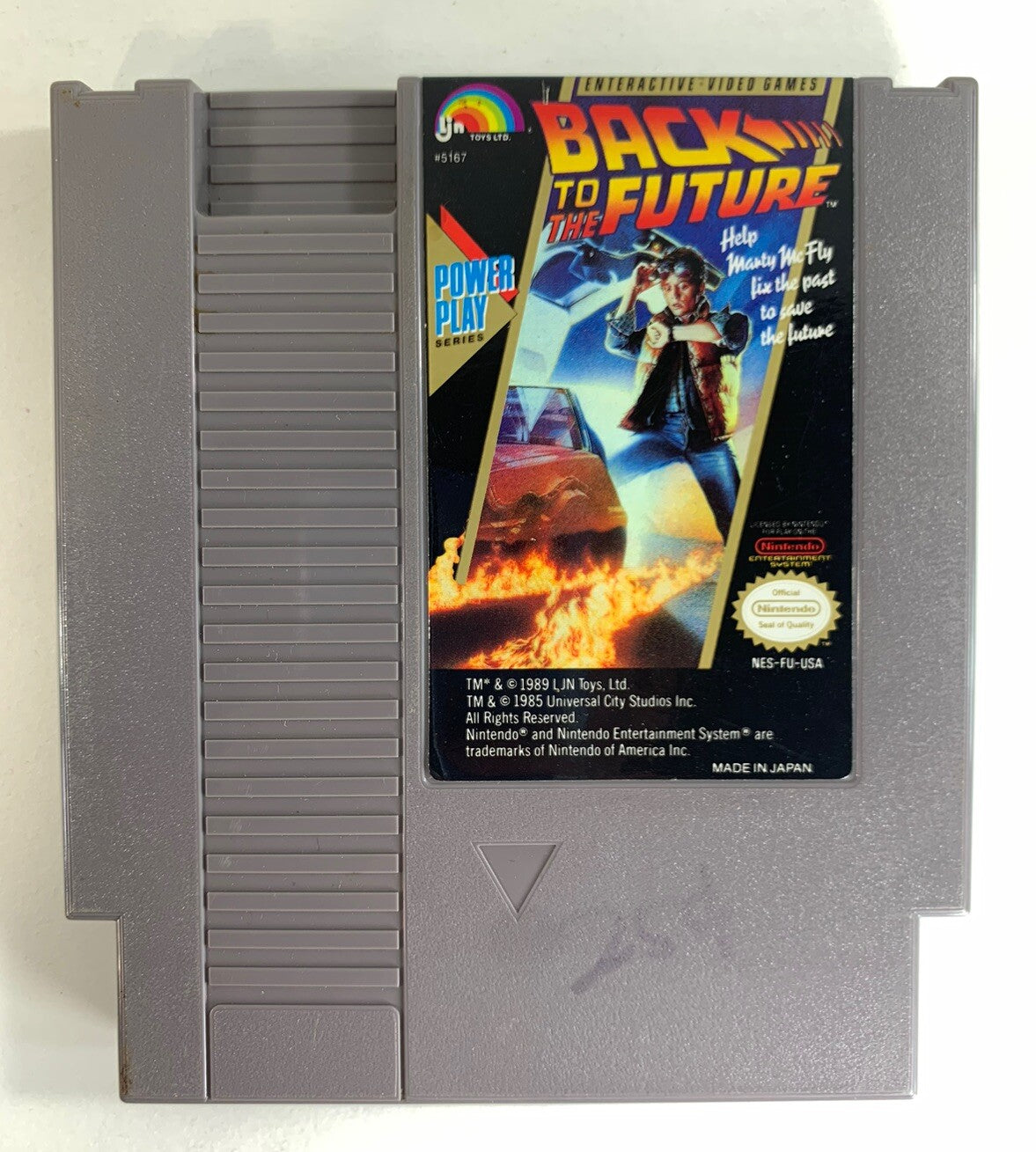 Back to the Future (Nintendo Entertainment System, 1989) Tested Game Cartridge