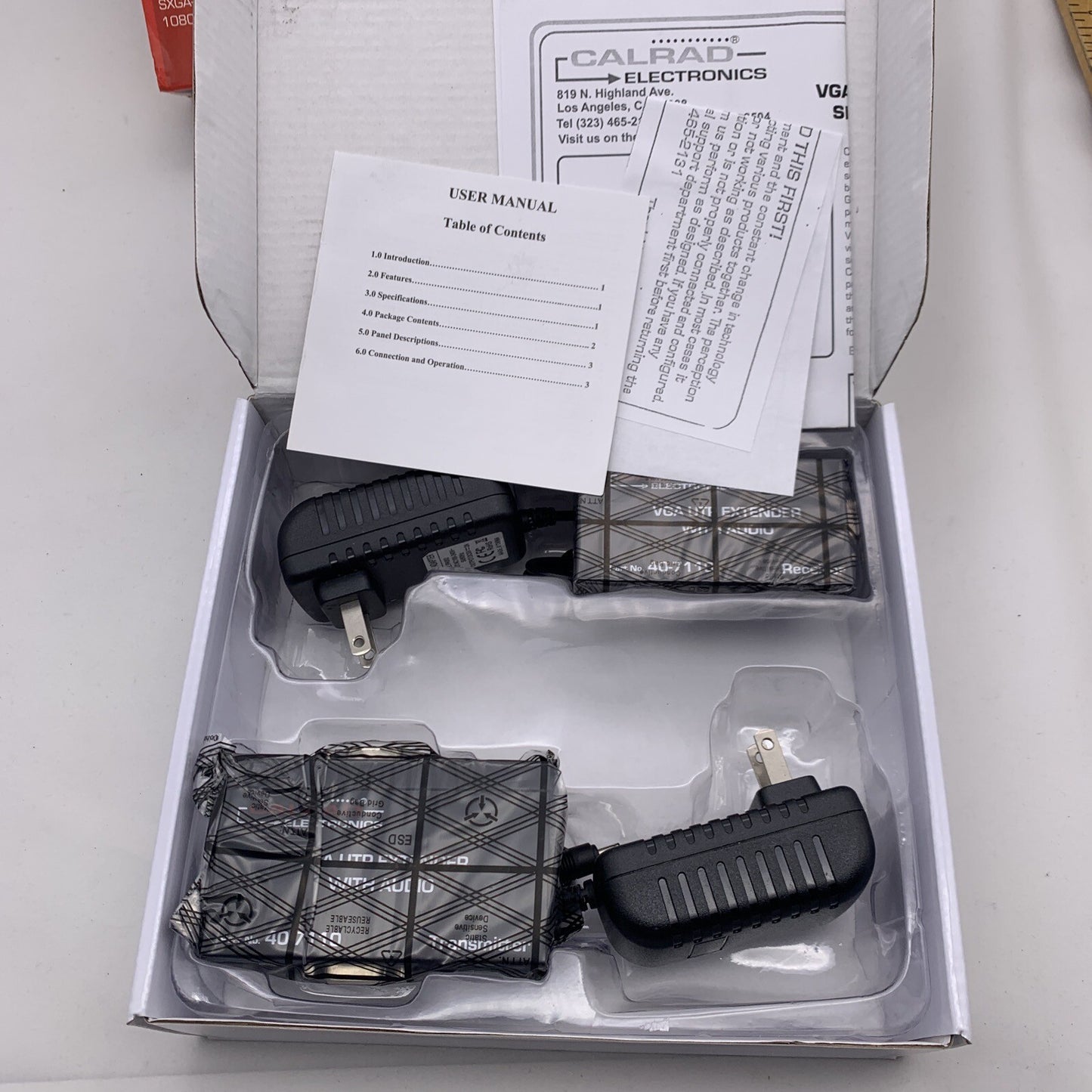 CALRAD Electronics 40-7110 VGA Extender