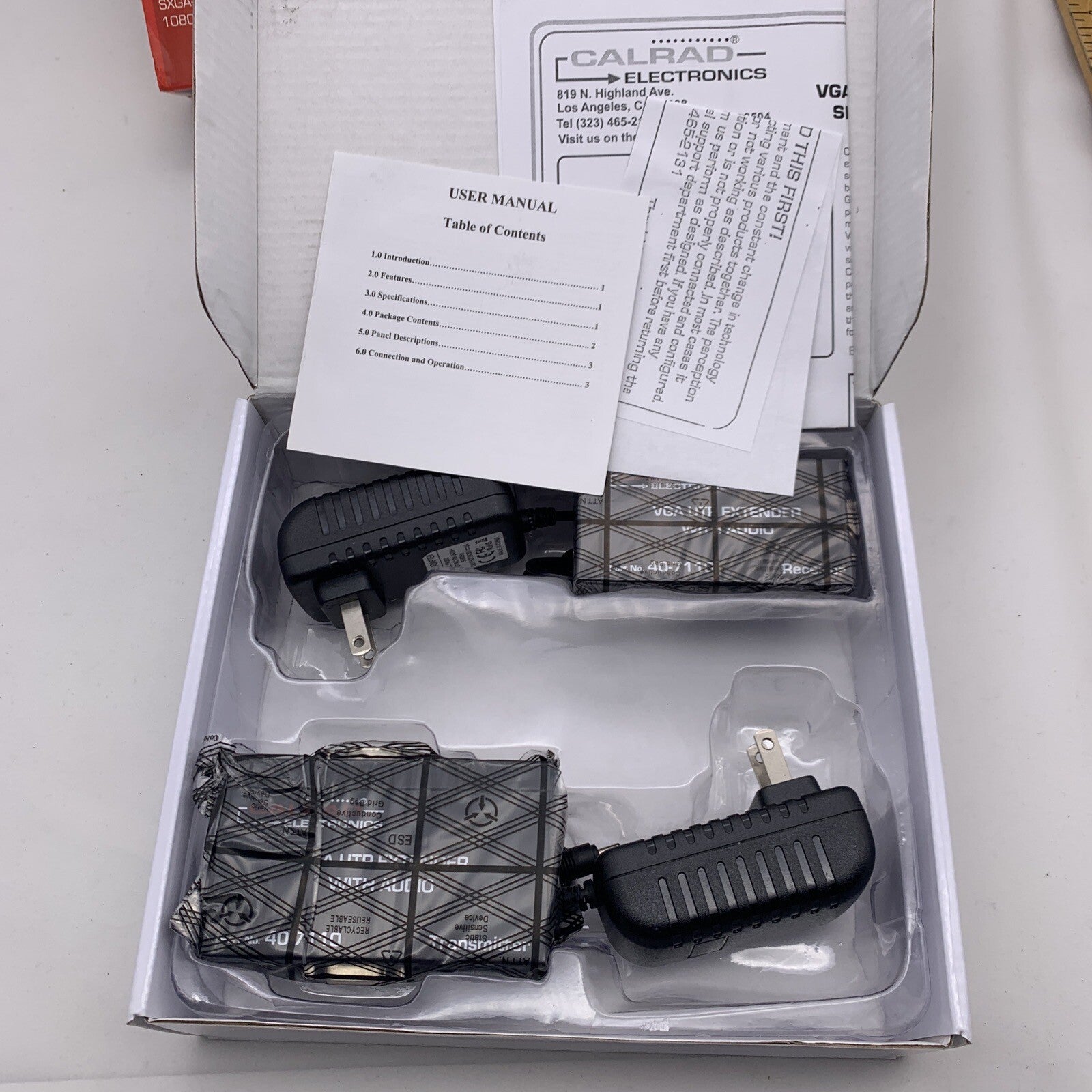 CALRAD Electronics 40-7110 VGA Extender