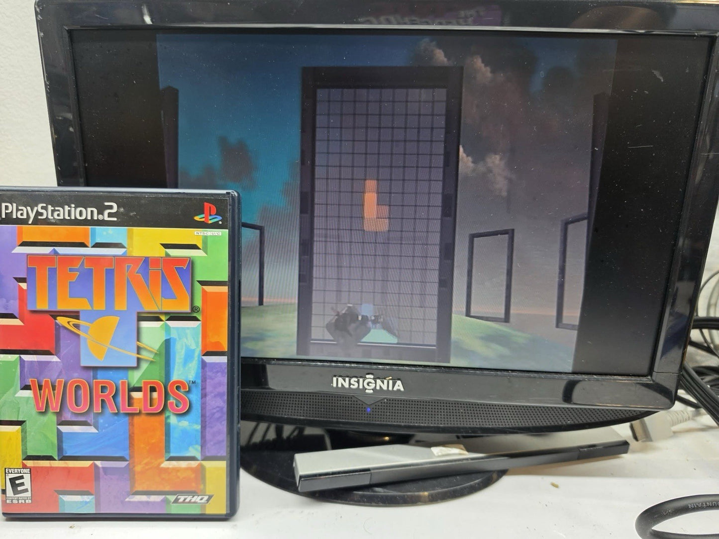 Tetris Worlds (Sony PlayStation 2, 2002) Game, Case, Manual - Tested and Working