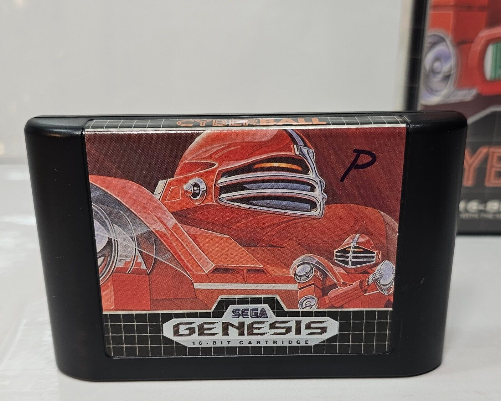 Cyberball (Sega Genesis, 1990) Game Case Manual - Tested and Working