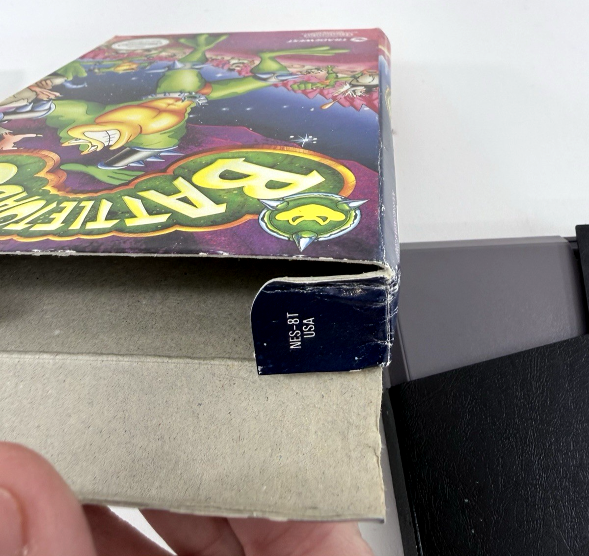 Battletoads (Nintendo NES, 1991) Game Box Manual Poster Foam Sleeve - Tested