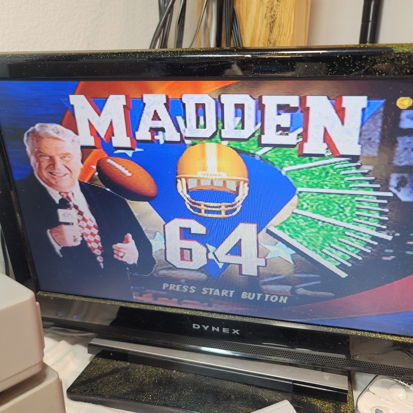 Madden Football 64 (Nintendo 64, 1997) Game Cartridge