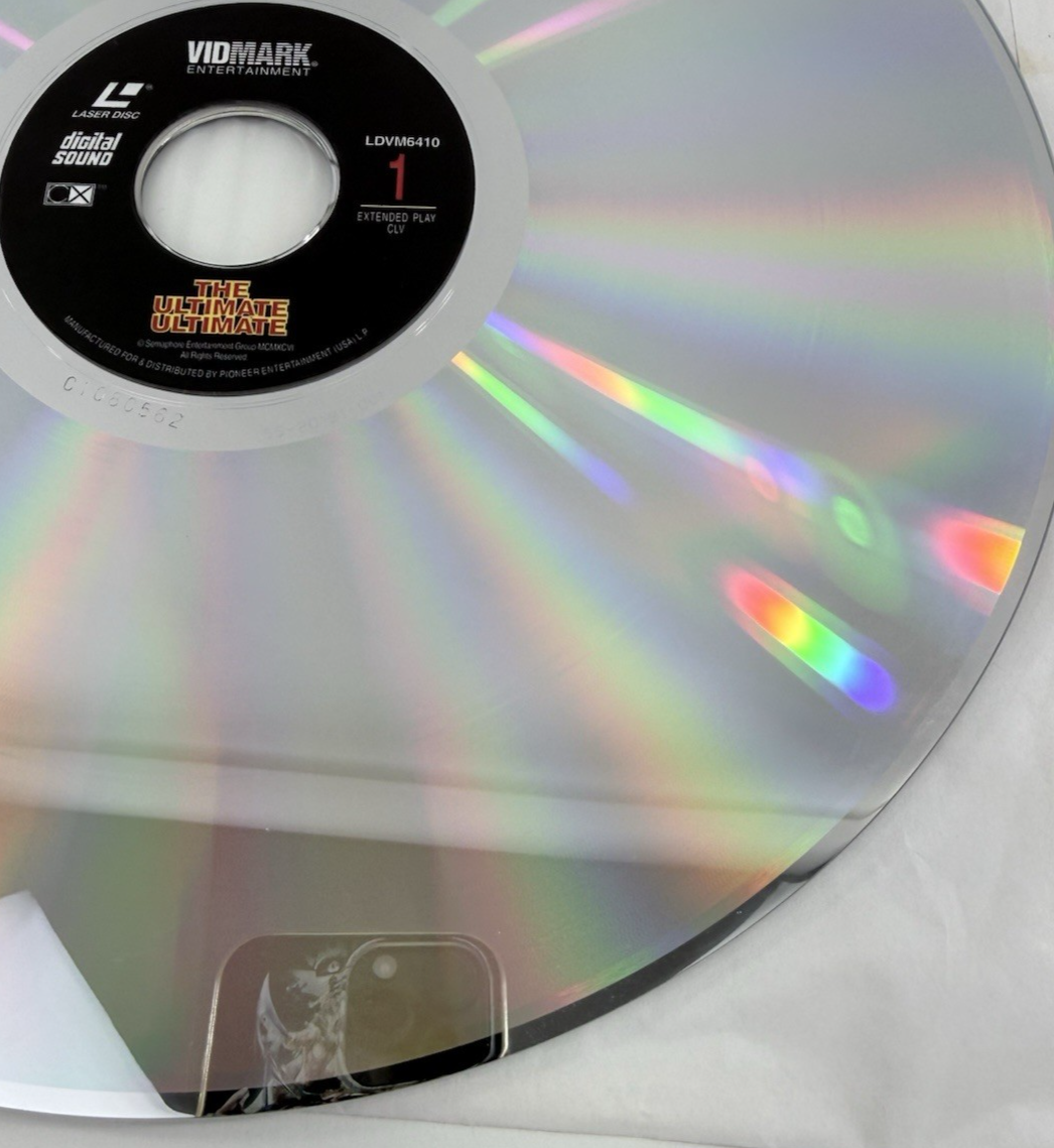 UFC's The Ultimate Ultimate (Laserdisc, 1996) Extended Play - Tested and Working