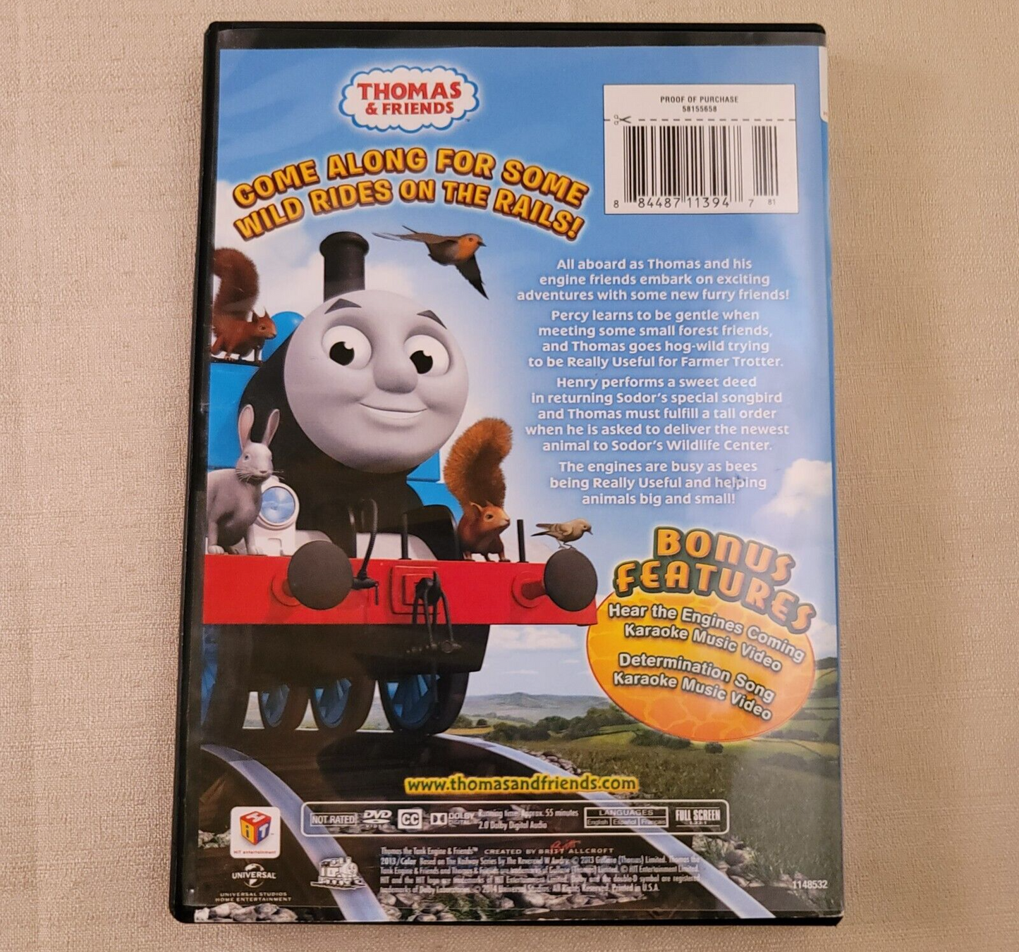 Thomas and Friends: Ultimate Christmas (DVD bundle) Animals Aboard! - Tested