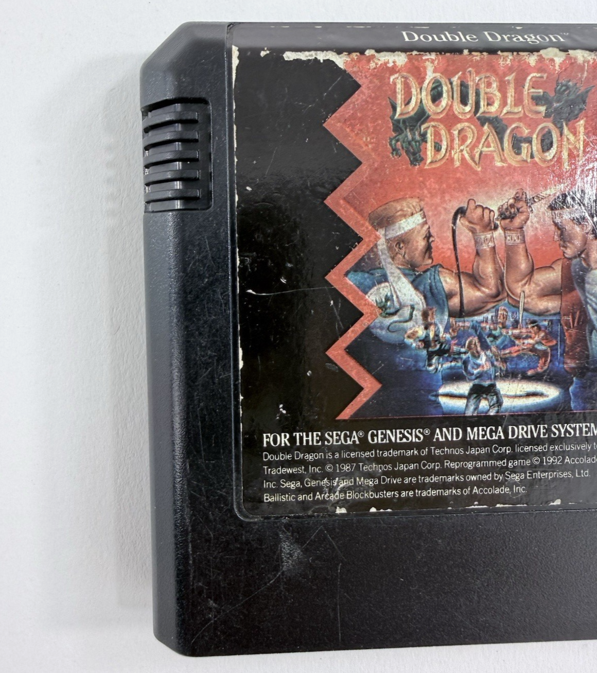 Double Dragon (Sega Genesis/Mega Drive, 1992) Game Cartridge - Tested & Working