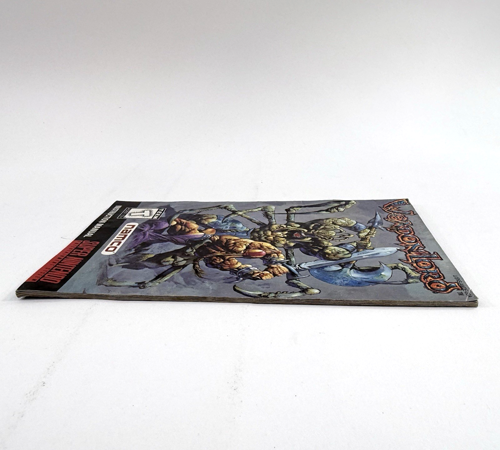 Namco 1995 Weaponlord Instruction Manual for Super Nintendo U/SNS-AWDE-USA