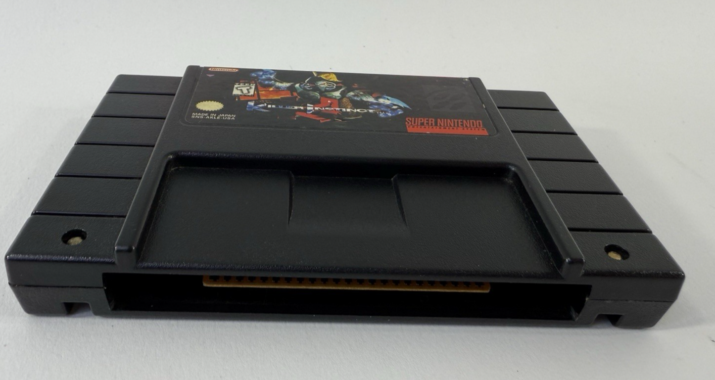 Killer Instinct (Super Nintendo, 1995) Game Cartridge - Tested and Working