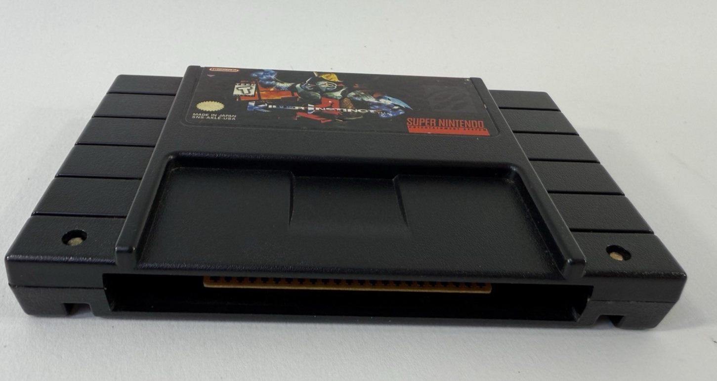 Killer Instinct (Super Nintendo, 1995) Game Cartridge - Tested and Working