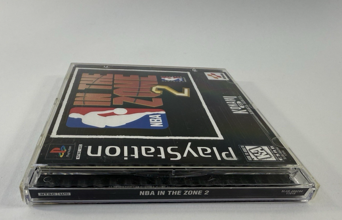 NBA: In the Zone 2 (Sony PlayStation 1, 1996) Game Case Manual Registration Card