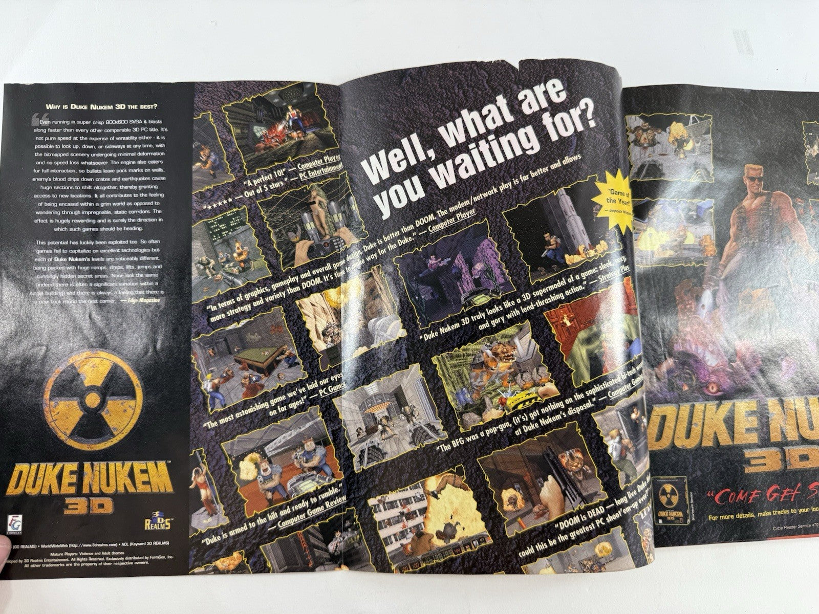 Computer Gaming World Magazine June 1996 #143  3-D Is Here! Dark Earth Cover
