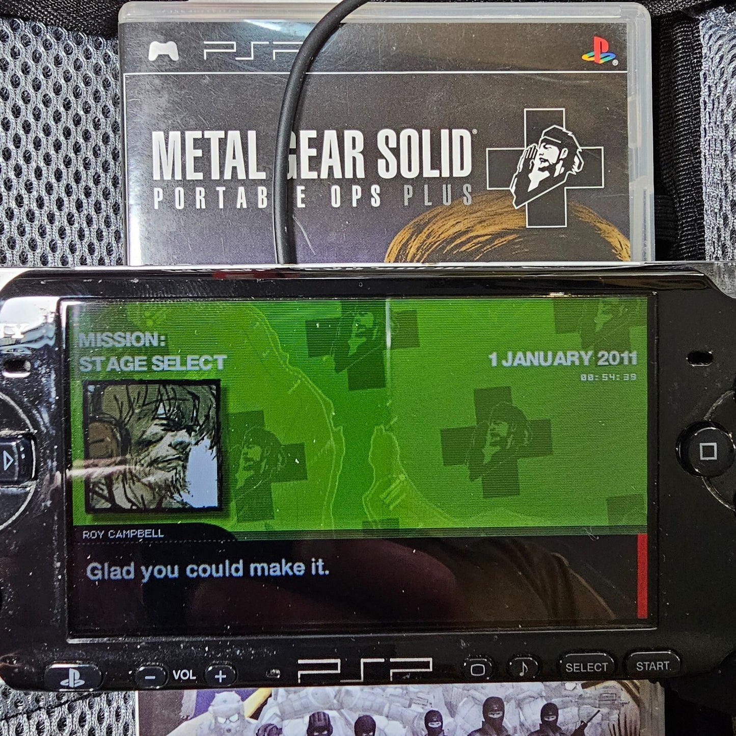 Metal Gear Solid: Portable Ops Plus (Sony PSP, 2007) Game Case Manual - Tested