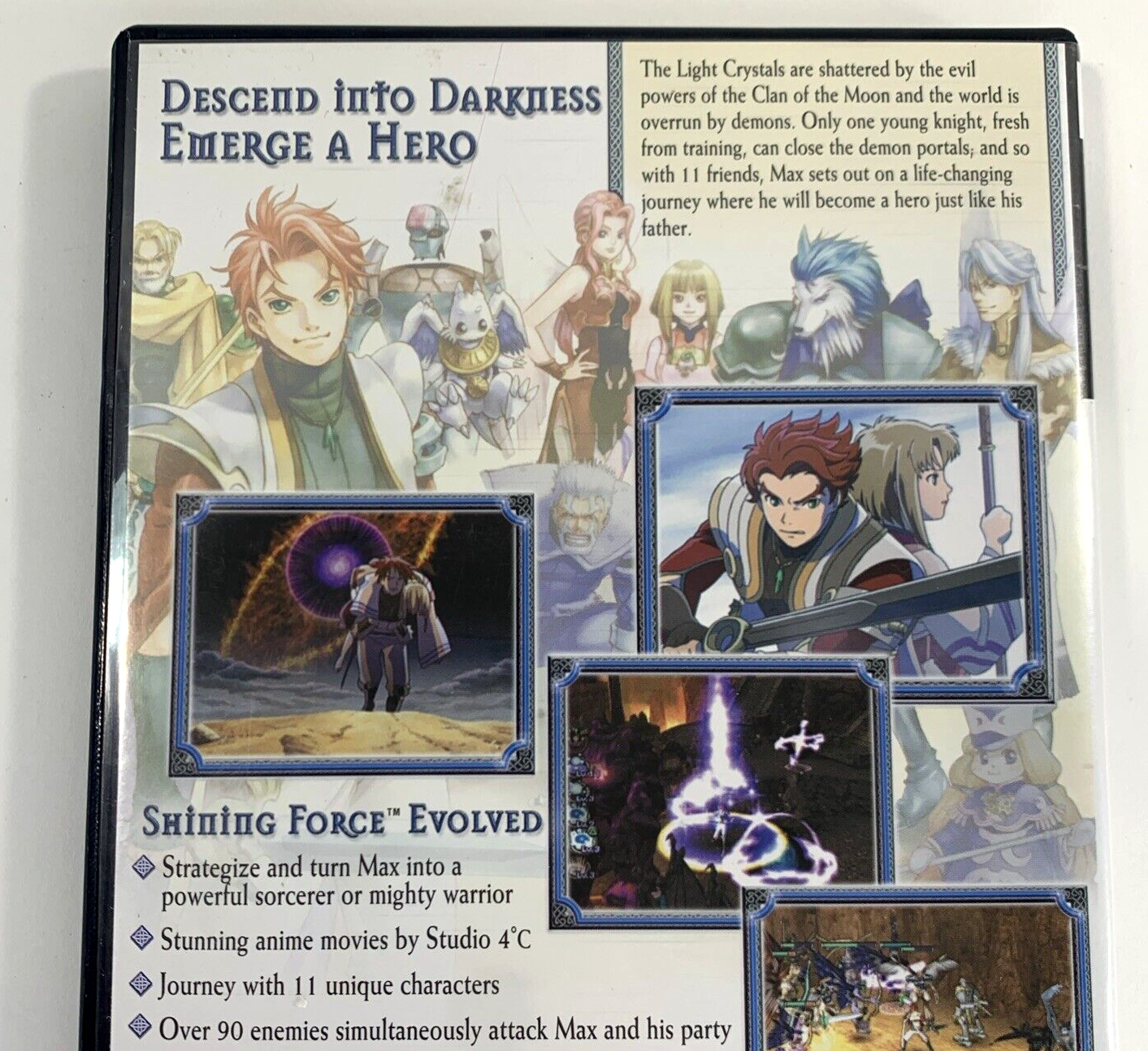 Shining Force Neo (PlayStation 2, 2005) Game, Case, and Manual - Tested