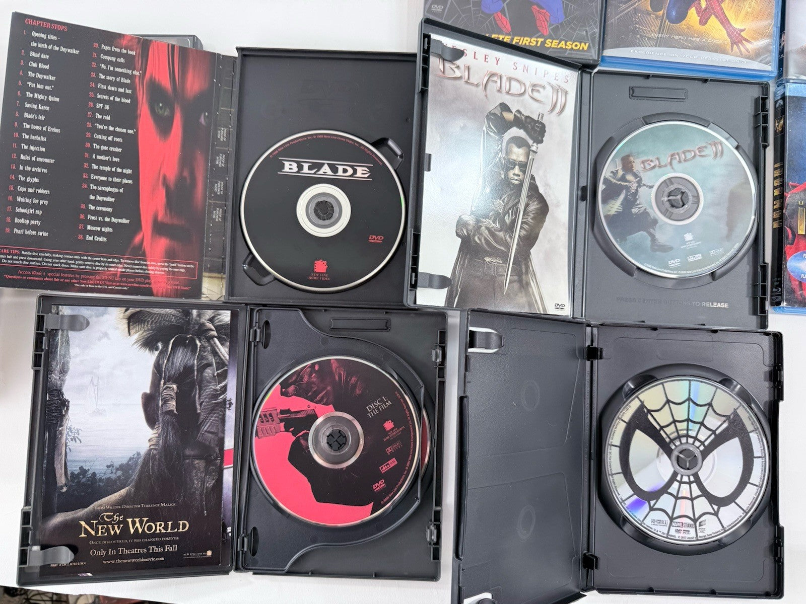 Marvel MCU 16 Film Collection (Blu-ray/DVD) Blade Trilogy, X-Men, and More