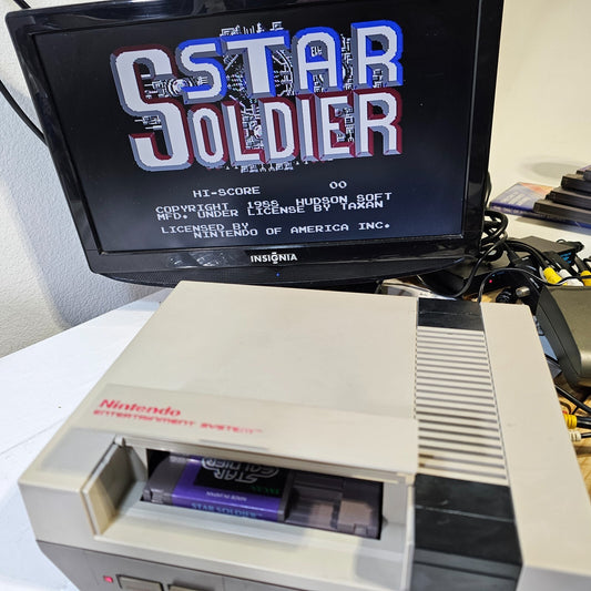 Star Soldier (Nintendo Entertainment System, 1988) Game Cartridge