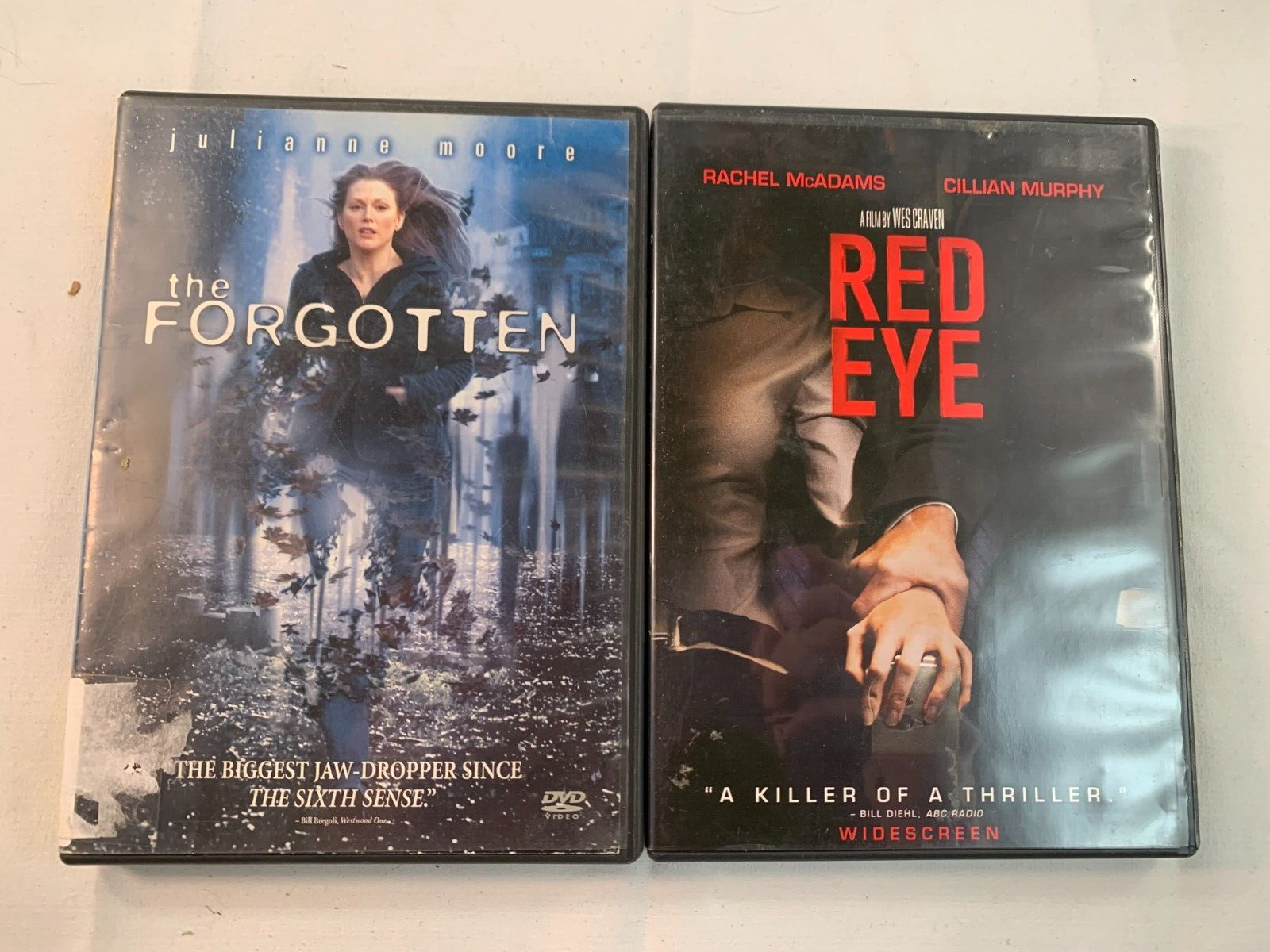 Red Eye (DVD Thriller bundle) The Forgotten - Tested and Working