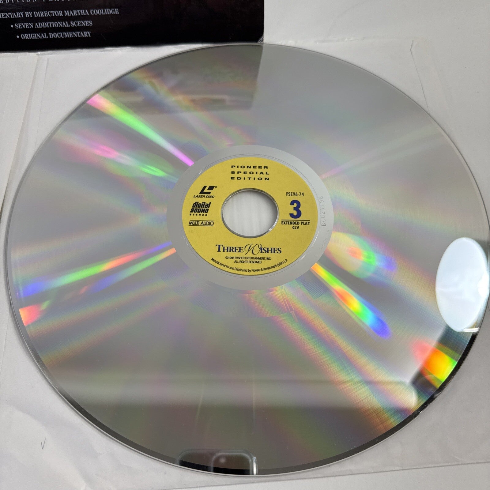 Boys on the Side (Laserdisc Bundle) Three Wishes, The Piano - Tested